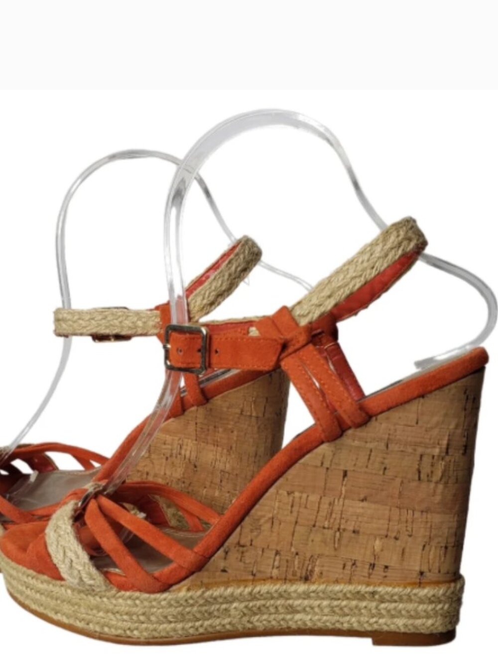 White House Black Market "Jupiter" Wedge Esparille Sandals Size 10M
